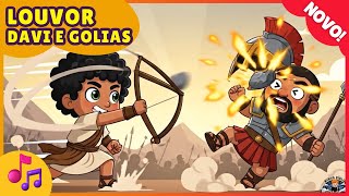 Davi e Golias 🐑💪 | O Louvor do Pequeno Herói de Deus | Desenhos bíblicos infantil