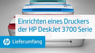 Einrichten eines Druckers der HP DeskJet 3700 Serie