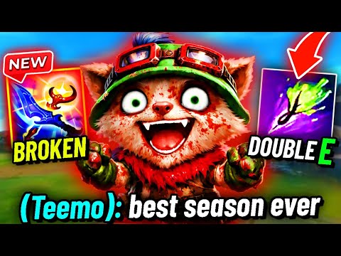 New SEASON 16 TEEMO is TOO STRONG (E = DOUBLE DAMAGE)