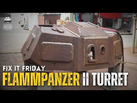 Ich repariere einen Flammpanzer-II-Flamingo-Turm!