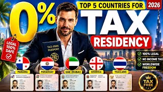 Top 5 Best 0% Tax Residency Countries in 2026