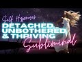 DETACHED UNBOTHERED THRIVING SUBLIMINAL
