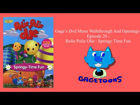 Gage’s Dvd Menu Walkthrough And Openings Ep 20 - Rolie Polie Olie Springy Time Fun (1.16K Subs)