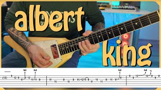 ALBERT KING is so UNIQUE - "Born Under A Bad Sign" with TABS