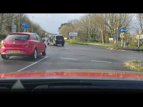 Avers roundabout from falmouth to redruth, exit 3