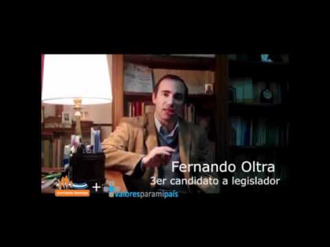 Fernando Oltra Santa Cruz candidato a 3er legislador - 2011 CABA