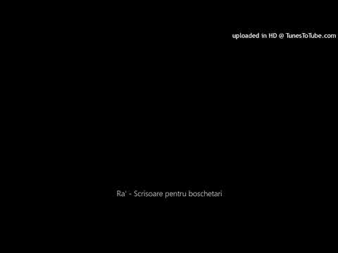 Ra' - Scrisoare pentru boschetari