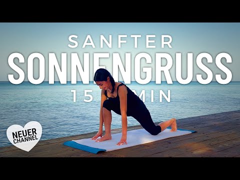 Sanfte Sonnengruß Routine für Anfänger - wach & konzentriert in 15 Min. - Yoga mit Maryam
