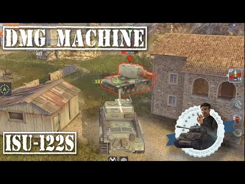 WOT Blitz - ISU-122S Two Games - 3307 dmg +2 kills AND 4849dmg +5 kills||WOT Blitz||