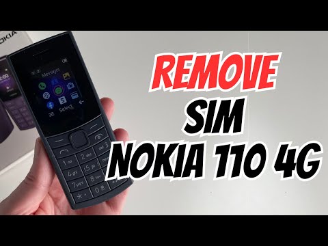 How to Remove SIM Nokia 110 4G