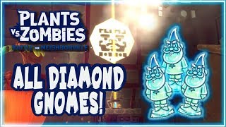 All 3 Diamond Gnome Locations, Solutions and Rewards! Plants vs Zombies Battle for Neighborville