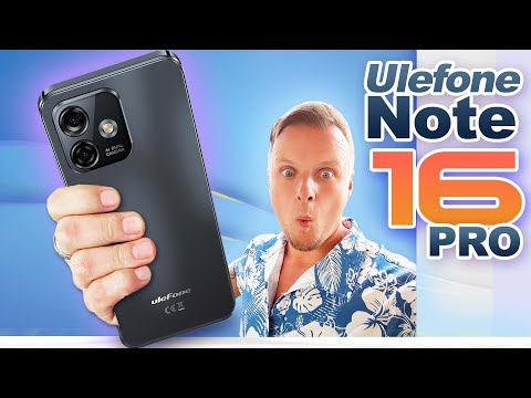 Ulefone Unlocked Cell Phones, Note 16 Pro 12GB + 128GB, 8-Core, 6.52" HD+ Display Unlocked Smartphone, Android 13, 50MP + 8MP, 4400 mAh, Dual 4G LTE, Fingerprint/Face Detection, T-Mobile, Blue video review thumbnail