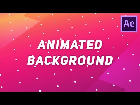 Create Animated Background in After Effects | No Plugins Required | After Effects Tutorial Video