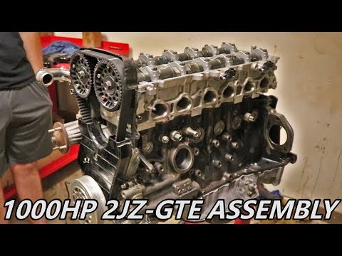 1000+ HP 2JZ Supra Engine Assembly - Supra Build Ep.2