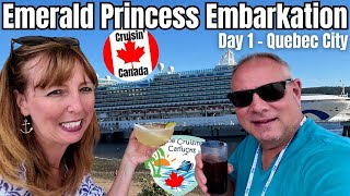 Emerald Princess Embarkation | Day 1 Vlog Quebec City
