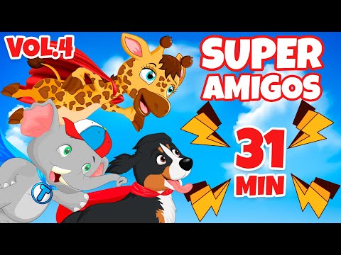 Super Amigos da Giramille Vol. 4 - Giramille 31 min | Desenho Animado Musical
