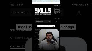 Exploring skills.sh — a simple way to evaluate your skills #shorts #viral #trending #skills #ai #yt