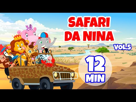 Safari da Nina Vol. 5 - Giramille 12 min | Desenho Animado Musical