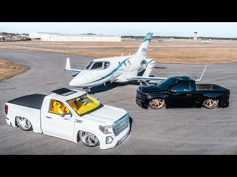 TWO BAGGED TRUCKS AND A 5.25 MILLION JET !