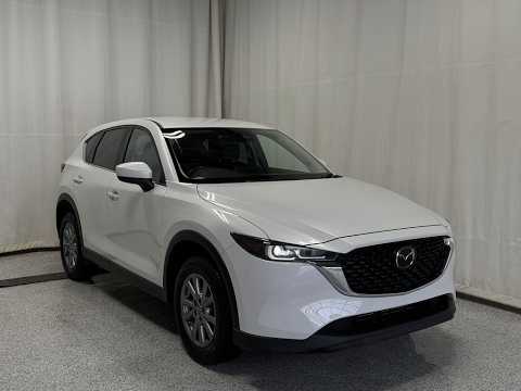 2024 Mazda CX-5 GS AWD w/o CD in White for sale at Park Mazda in Sherwood Park, AB