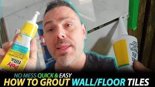 How to Grout Wall Tiles & Floor Tiles Like a DIY Pro | Fast, Easy, Mess-Free Tips for tile grouting