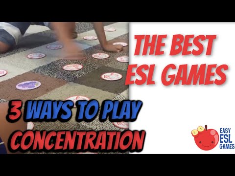 The Best ESL Games | 3 Ways to Play Concentration - Videos For Teachers