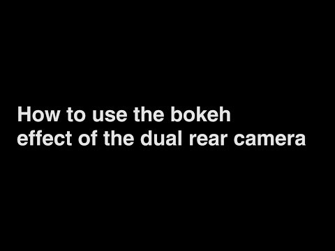 BLUBOO S8: How to use the bokeh effect