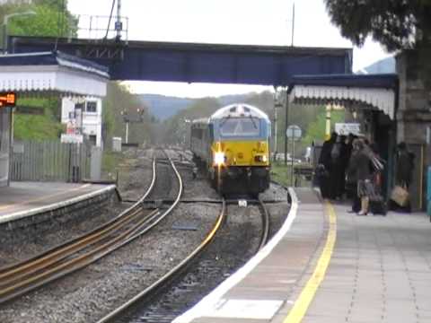 67001 at Abergavenny working Wag 1 to Holyhead 27.4.12