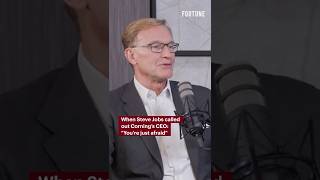When Steve Jobs called out Corning’s CEO: You're just afraid #SteveJobs #Corning