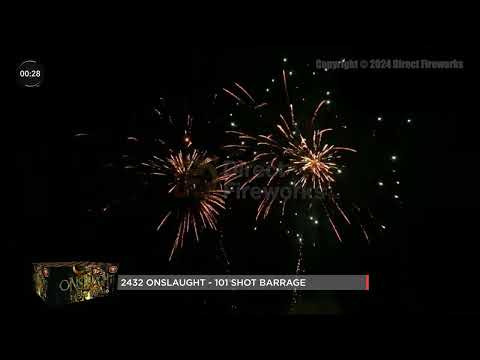 Direct Fireworks - FD343 2432 – Onslaught 101 Shot Barrage