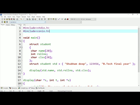 Structure and function in C (47)