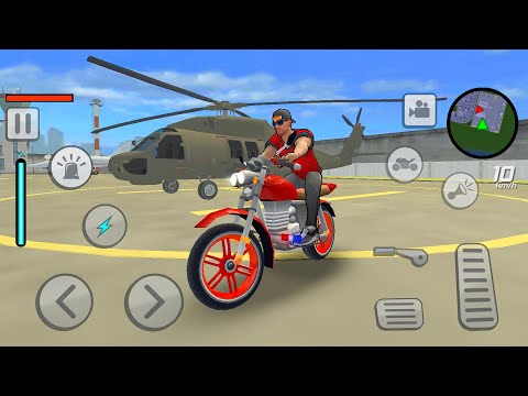 Honda Motorbike Driving in Brasil Police Officer Cars Escaping Racing Simulator - Android Gameplay.