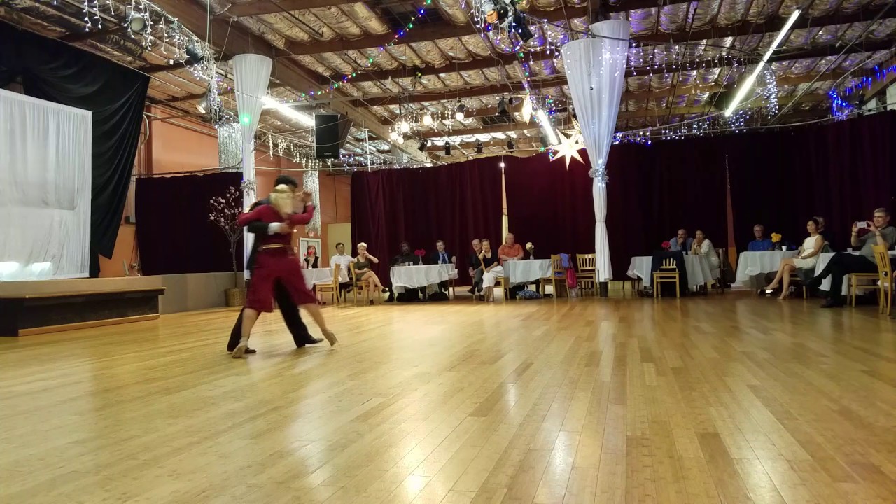 Titu Thomas and Analía Centurión at Allegro Ballroom in Emeryville,  CA