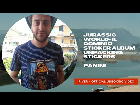 Jurassic World- Il Dominio - Unpacking stickers album Panini / River official unboxing video