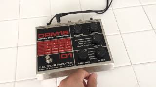 Video thumbnail for VINTAGE ELECTRO HARMONIX DRM16 DIGITAL RHYTHM MATRIX DRUM MACHINE by Jason _