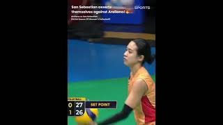 The San Sebastian Lady Stags set the tone early in their match against Arellano Lady Chiefs!