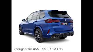 Video: Akrapovic Slip-On Line Titan Sportauspuff-Komplettanlage ab OPF BMW X5 M Competition F95 + X6M F96 ab 2024