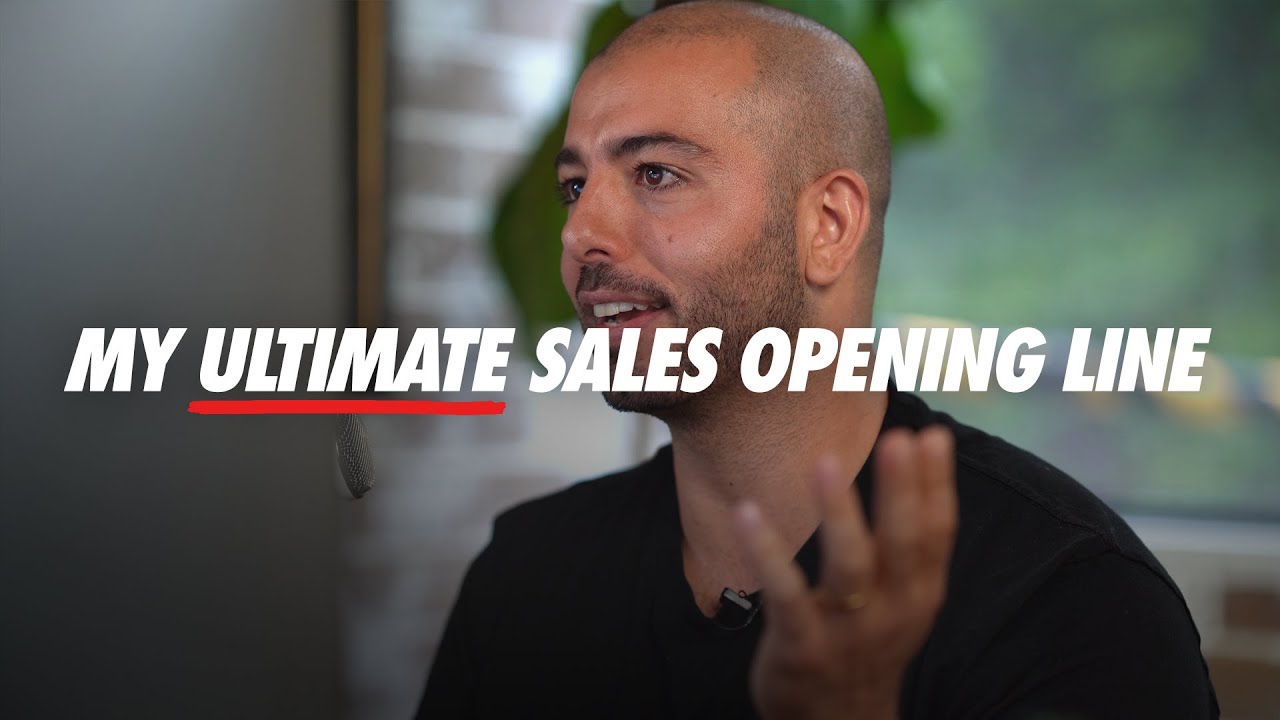 Selling: The #1 Most Important Life Skill (My Ultimate Opening Line REVEALED)