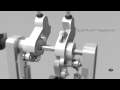 DW MDD (Machined Direct Drive) Double Pedal Features Animation thumbnail