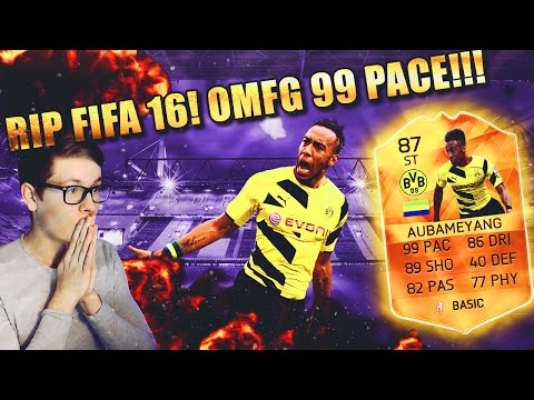 FIFA 16: AUBAMEYANG MOTM (DEUTSCH) - RIP FIFA 16 ULTIMATE TEAM [HOLY SHIT 99 PACE!!!]