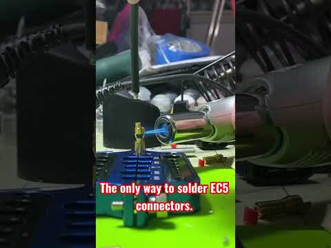 The only way to solder EC5 connectors.