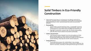 Eco-Friendly Construction Materials (EST665 Part 1)