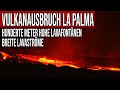 La Palma Volcanic Eruption Hundreds Of Meters High Lava Fountains Wide Lava Flows