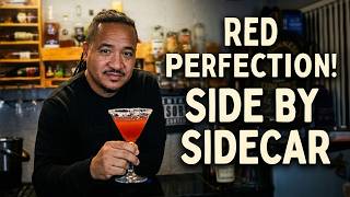 Making a Sidecar Cocktail | Sugar Rim & Red Perfection