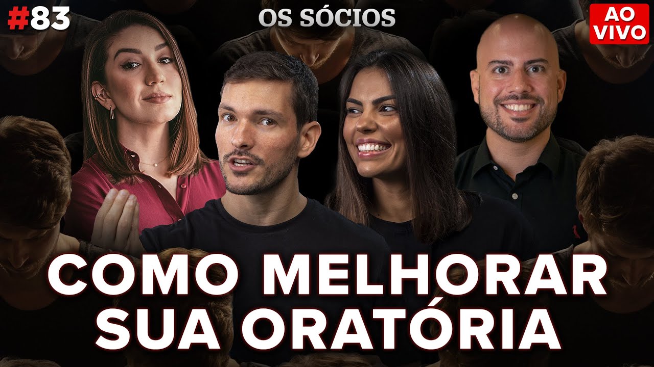 Como MELHORAR sua ORATÓRIA (com Giovanna Mel e Luis Vabo) | Os Sócios Podcast #83