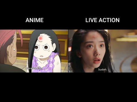 Fuu Houhou Vs Ja Jongu | Hitori no Shita - The Outcast | Anime Vs Live Action