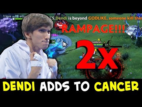 Dendi DOUBLE RAMPAGE — adding to 7.20 CANCER picks