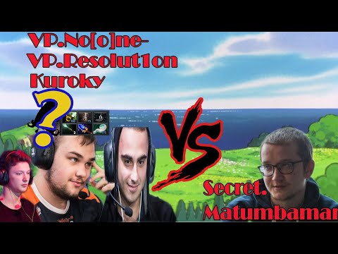 VP.Noone used this hero against a tinker ft. VP.Resolut1on and kuroky vs Secret.Matumbaman