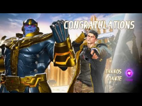 MARVEL VS. CAPCOM: INFINITE Arcade Mode Thanos Dante