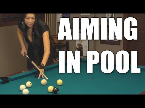Aiming in Billiards and Pool with Jeanette Lee the "Black Widow"